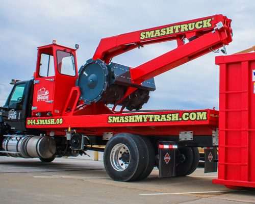 Mobile waste compaction services provided by Smash My Trash